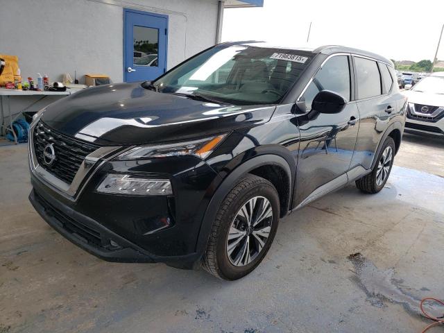 NISSAN ROGUE SV 2023 black  gas 5N1BT3BB9PC946506 photo #1