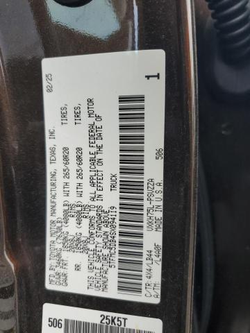 2025 TOYOTA TUNDRA CRE 5TFMC5DB4SX094119