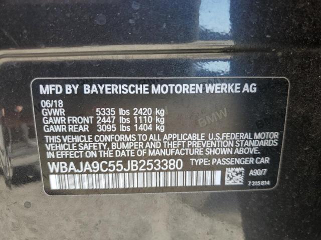 2018 BMW 530E - WBAJA9C55JB253380