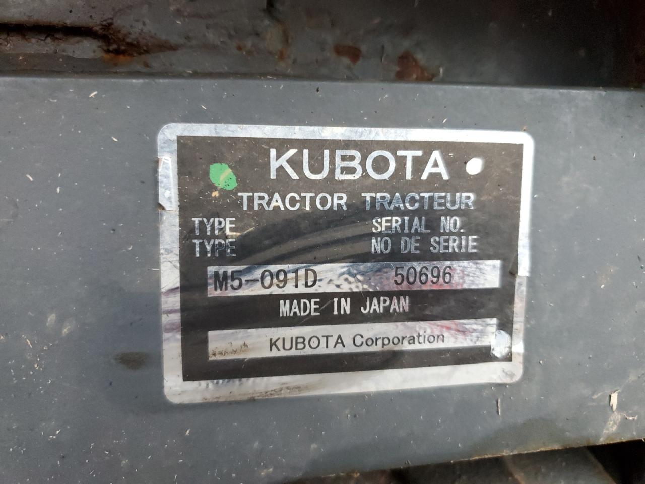 Lot #3318966949 2015 KUBOTA M5-091