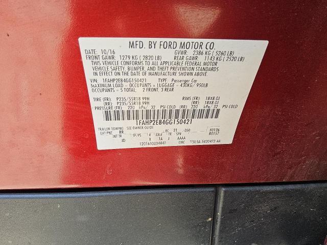 2016 FORD TAURUS SEL - 1FAHP2E84GG150421