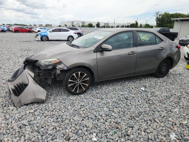 TOYOTA COROLLA L 2017 gray sedan 4d gas 5YFBURHE3HP661248 photo #1