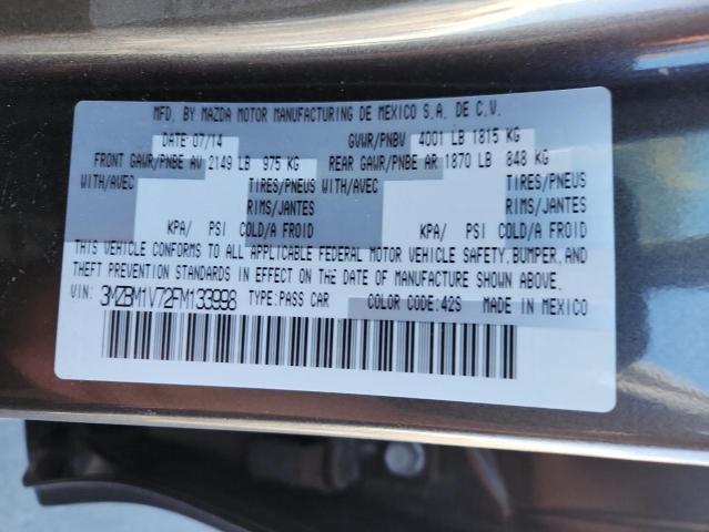 2015 MAZDA 3 TOURING 3MZBM1V72FM133998