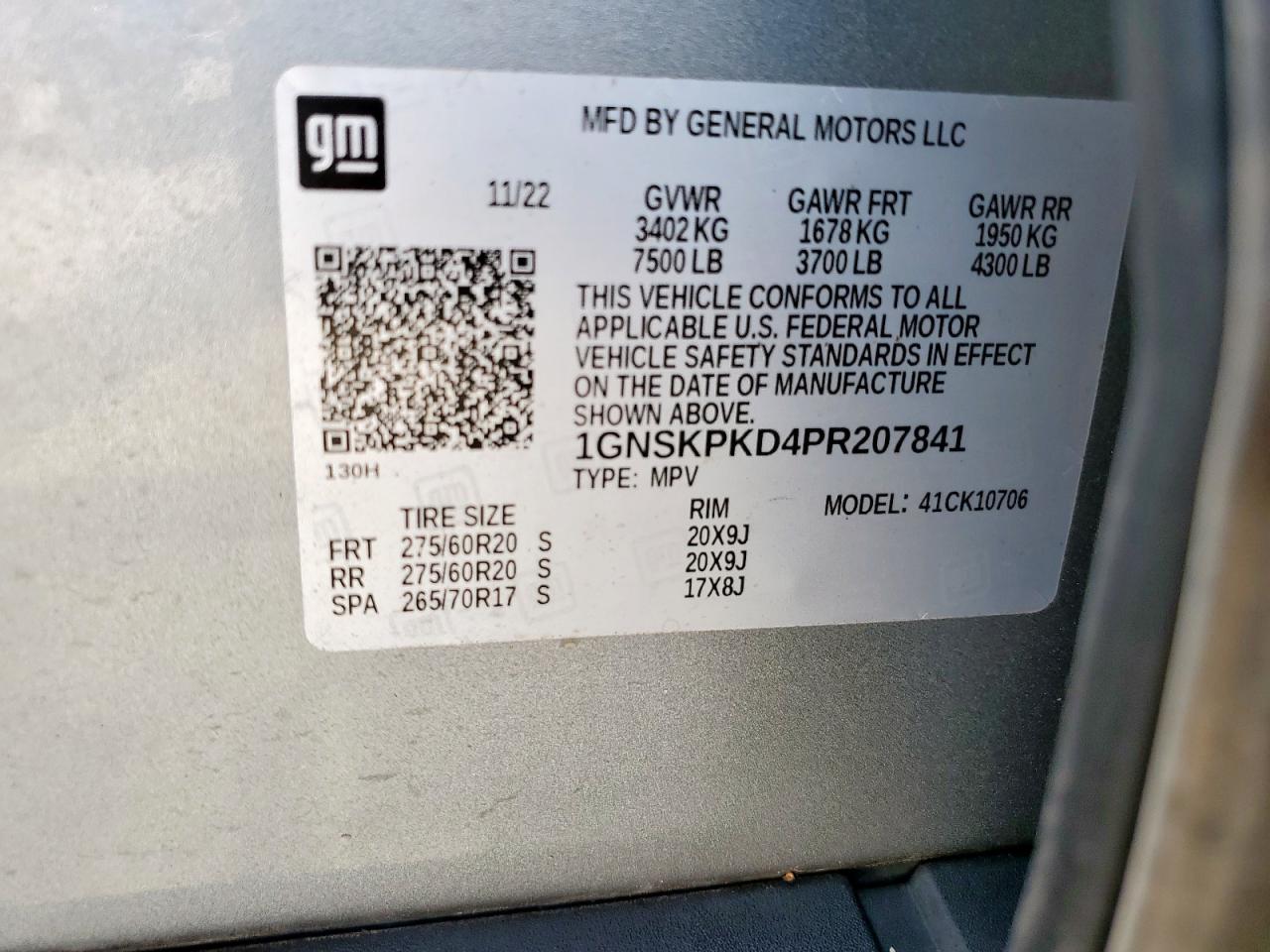 CHEVROLET TAHOE K1500 Z71