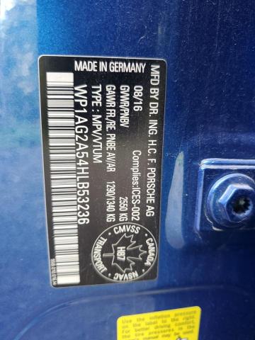 2017 PORSCHE MACAN GTS WP1AG2A54HLB53236