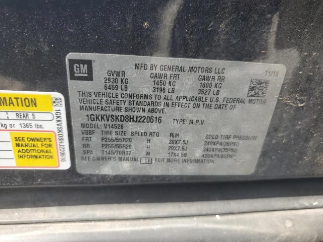 2017 GMC ACADIA LIMITED SLT-2 1GKKVSKD8HJ220616