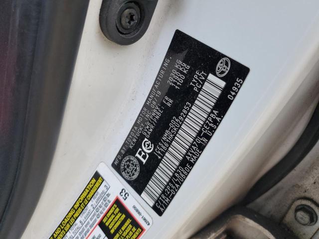 2019 TOYOTA CAMRY XSE 4T1B61HK5KU292853