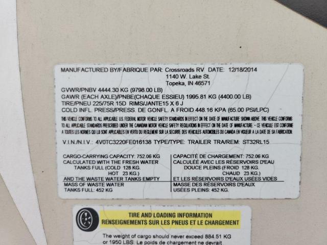 2015 CROSSROADS SUNSET TRA #3282613870