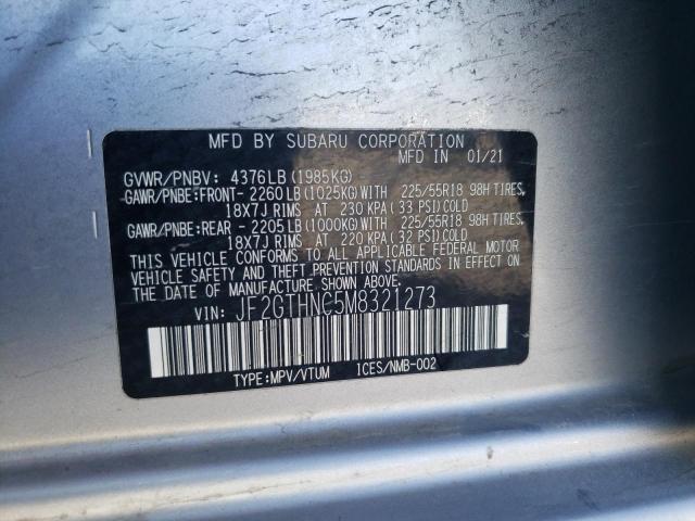 2021 SUBARU CROSSTREK - JF2GTHNC5M8321273