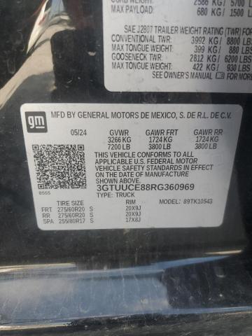 2024 GMC SIERRA K15 - 3GTUUCE88RG360969