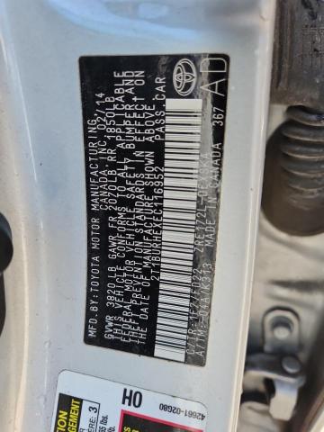 2014 TOYOTA COROLLA L - 2T1BURHEXEC116952