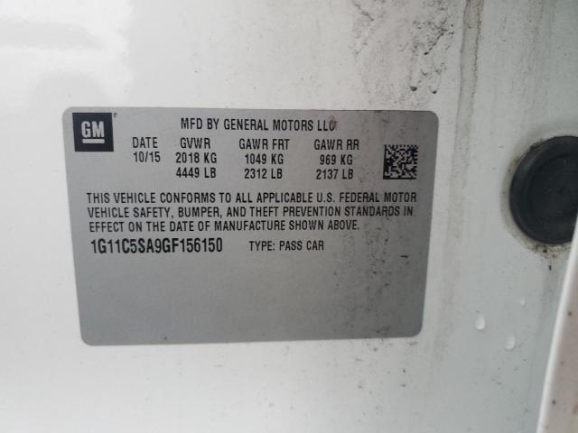 2016 CHEVROLET MALIBU LIM 1G11C5SA9GF156150