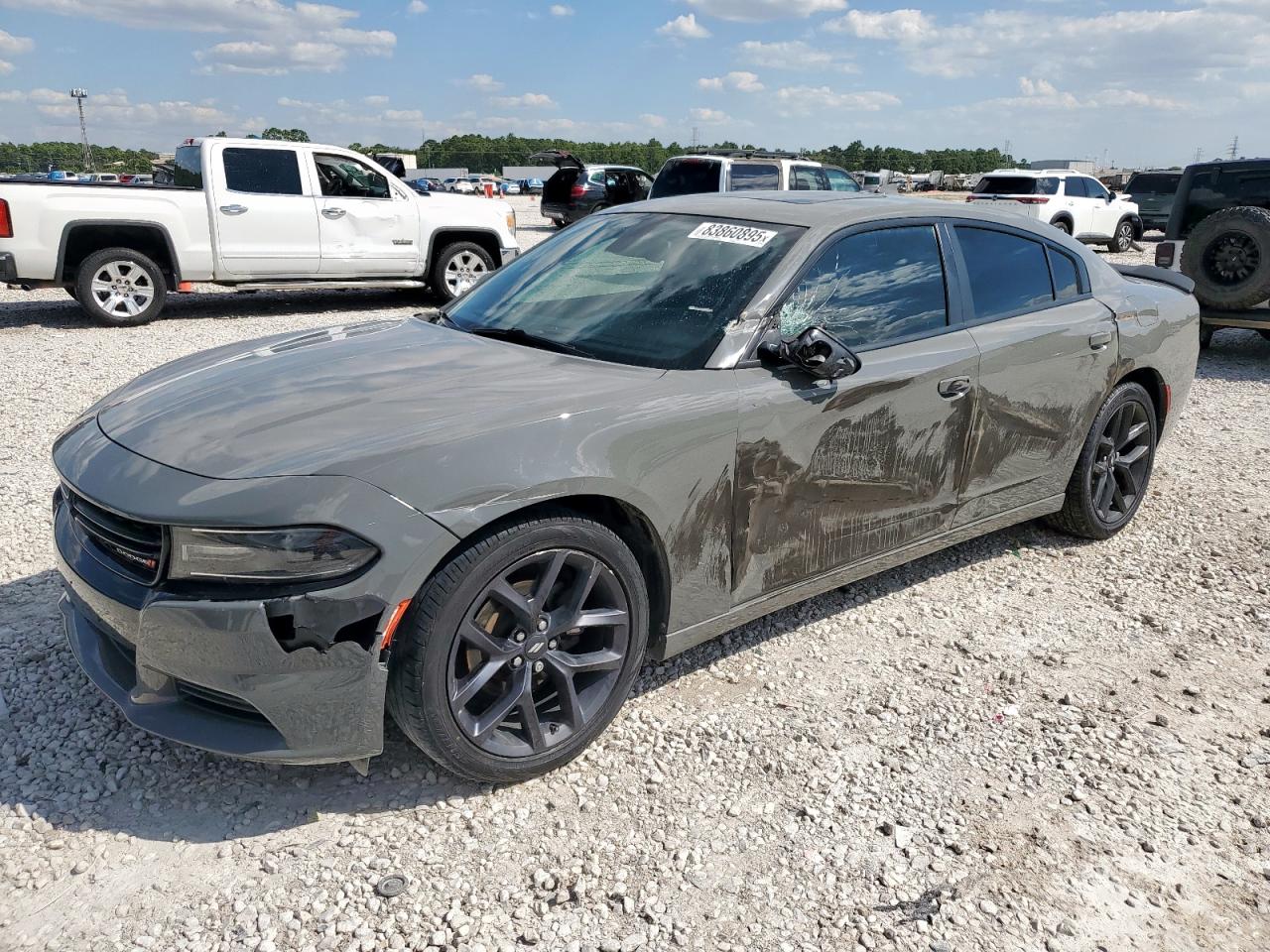 Lot #3281536424 2019 DODGE CHARGER SX
