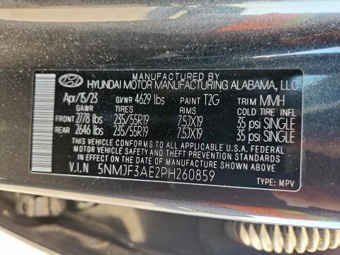 2023 HYUNDAI TUCSON - 5NMJF3AE2PH260859