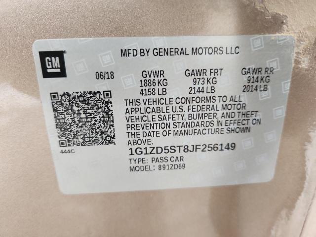 2018 CHEVROLET MALIBU LT - 1G1ZD5ST8JF256149