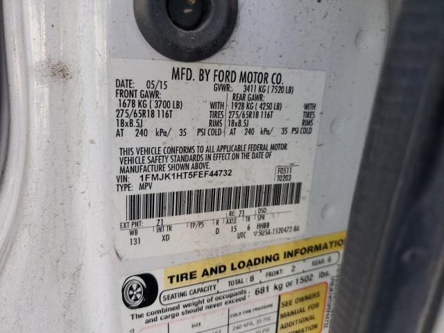 2015 FORD EXPEDITION EL XLT 1FMJK1HT5FEF44732