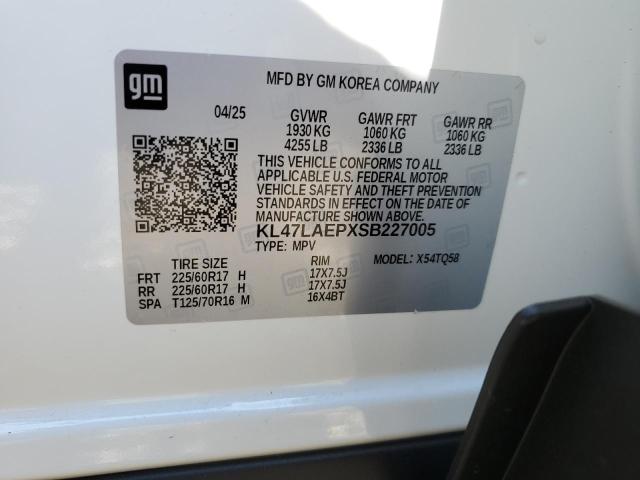 2025 BUICK ENVISTA PR KL47LAEPXSB227005