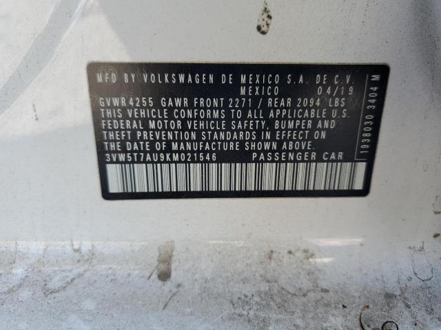 2019 VOLKSWAGEN GTI S 3VW5T7AU9KM021546