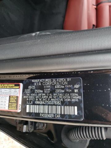 2025 KIA K5 GT LINE KNAG64J75S5378382