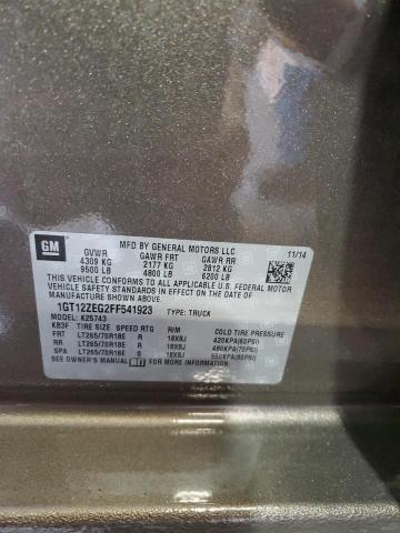 2015 GMC SIERRA K25 1GT12ZEG2FF541923