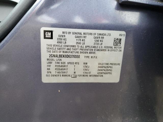 2013 CHEVROLET EQUINOX LS - 2GNALBEK8D6376550
