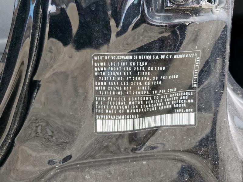 2021 VOLKSWAGEN TIGUAN S - 3VV1B7AX2MM067559