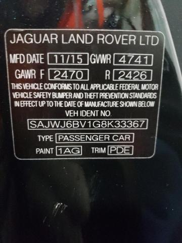 2016 JAGUAR F-TYPE S SAJWJ6BV1G8K33367