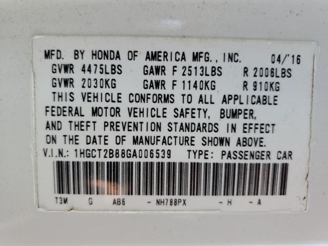 2016 HONDA ACCORD EXL - 1HGCT2B88GA006539