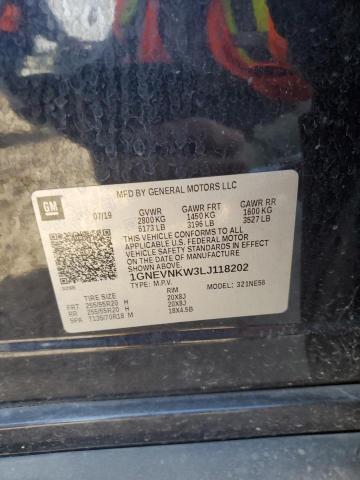 2020 CHEVROLET TRAVERSE H 1GNEVNKW3LJ118202