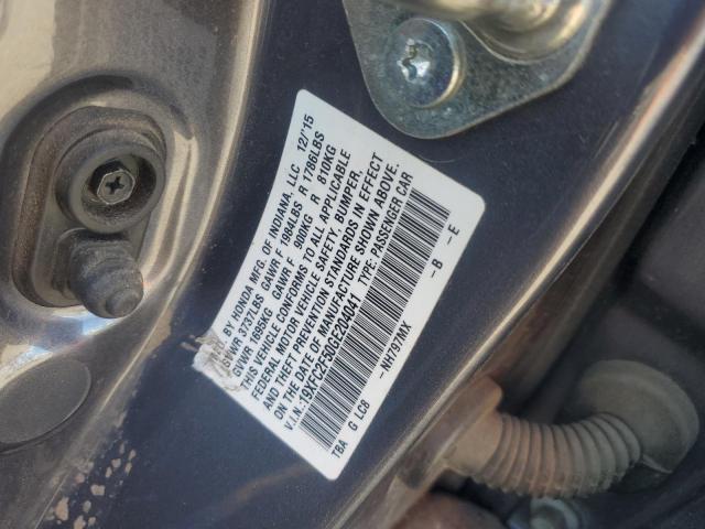 2016 HONDA CIVIC LX 19XFC2F50GE204041