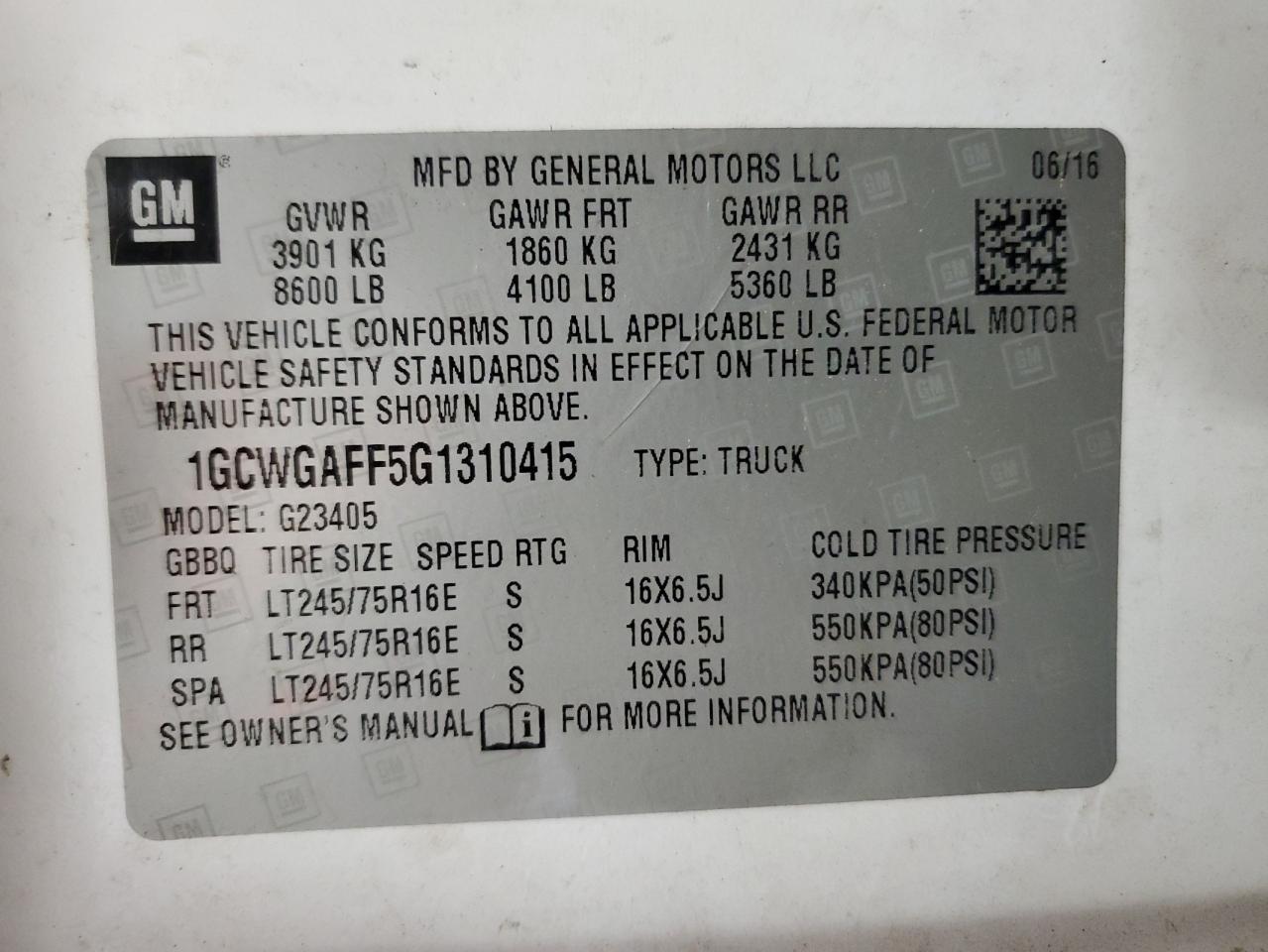 CHEVROLET EXPRESS G2