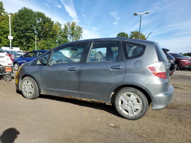 HONDA FIT 2013 gray hatchbac gas JHMGE8H35DC079620 photo #3