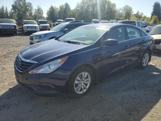 HYUNDAI SONATA GLS 2011 blue  gas 5NPEB4AC5BH247178 photo #1