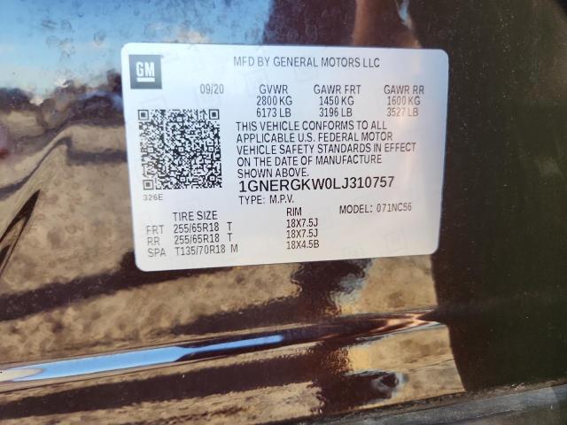 2020 CHEVROLET TRAVERSE L #3261524208