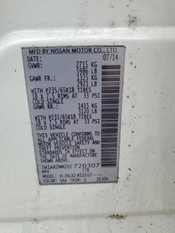 2014 NISSAN PATHFINDER - 5N1AR2MM2EC720307