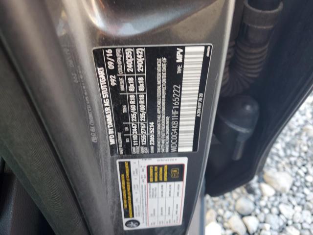 2017 MERCEDES-BENZ GLC 300 4M - WDC0G4KB1HF165222