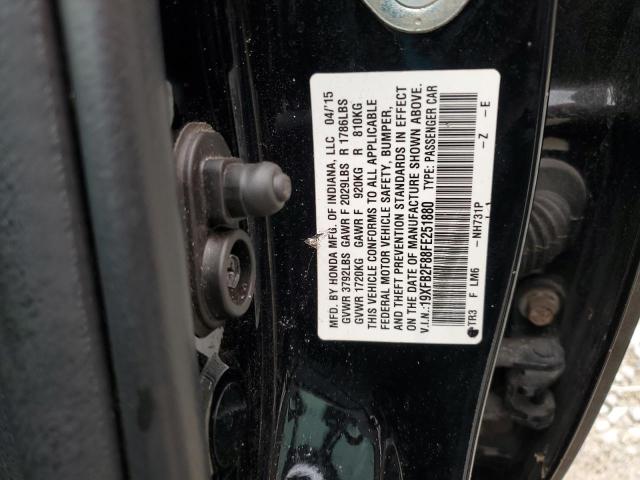2015 HONDA CIVIC EX 19XFB2F88FE251880