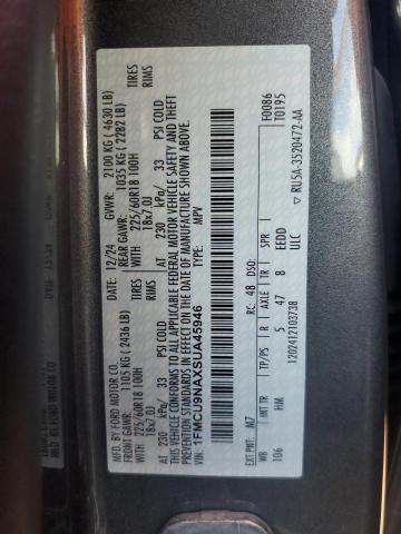 2025 FORD ESCAPE ST LINE SELECT #3284838526