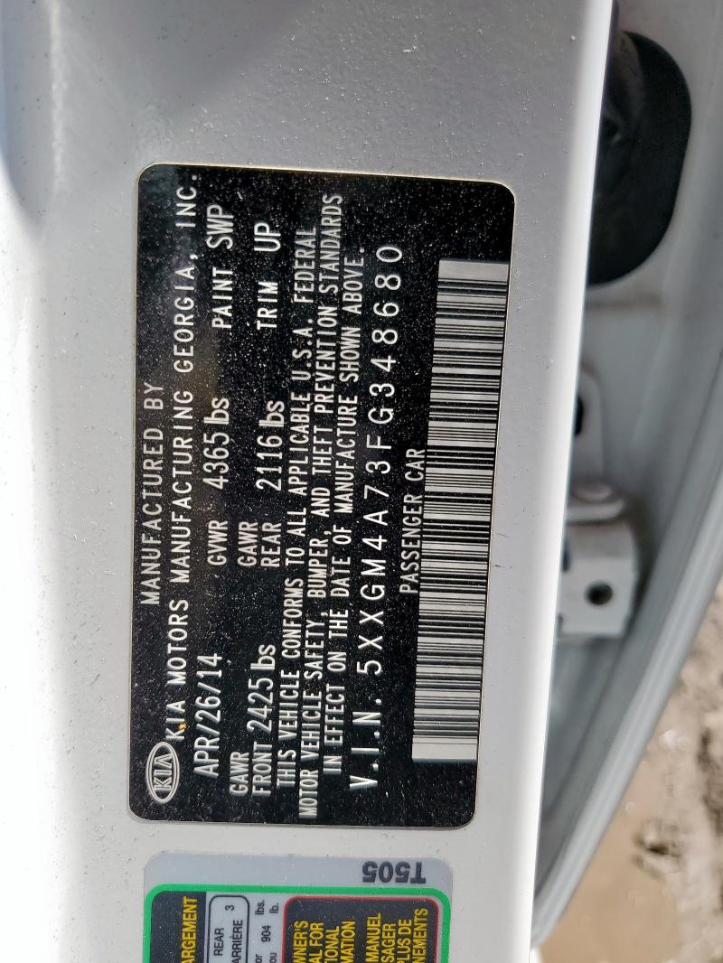 2015 KIA OPTIMA LX 5XXGM4A73FG348680