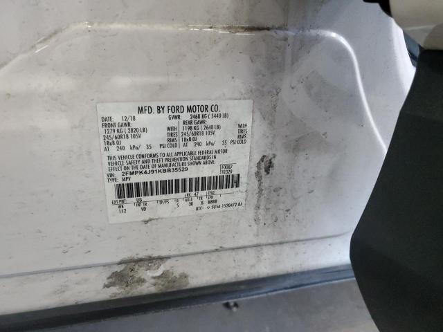 2019 FORD EDGE SEL - 2FMPK4J91KBB35529