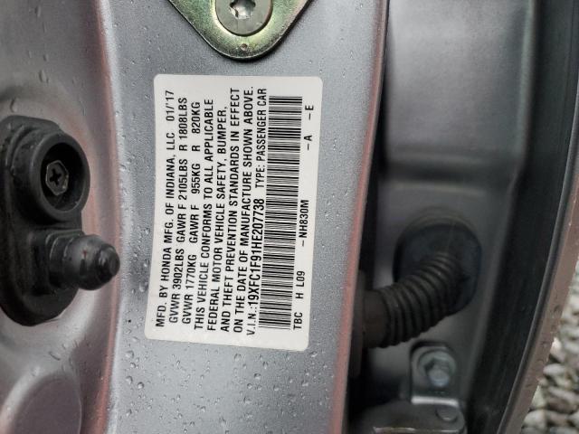 2017 HONDA CIVIC TOUR 19XFC1F91HE207738