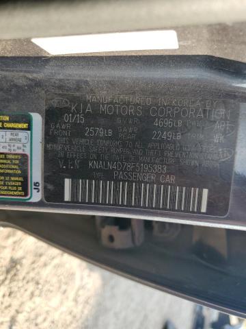 2015 KIA CADENZA PREMIUM KNALN4D78F5195383