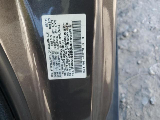 2011 HONDA ODYSSEY EXL #3297320376
