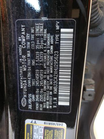 2017 HYUNDAI TUCSON LIM KM8J3CA2XHU295623