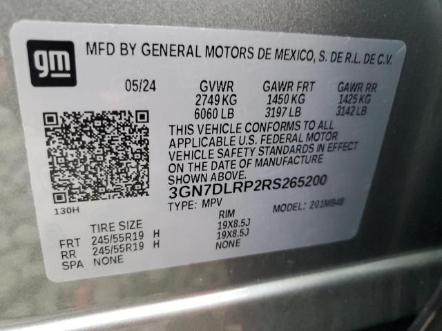 2024 CHEVROLET EQUINOX 2L 3GN7DLRP2RS265200