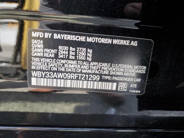2024 BMW I4 M50 WBY33AW09RFT21299