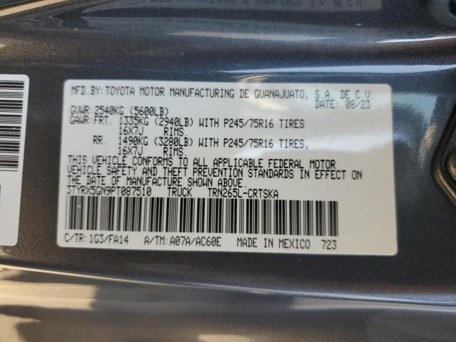 2023 TOYOTA TACOMA ACCESS CAB 3TYRX5GN9PT087510