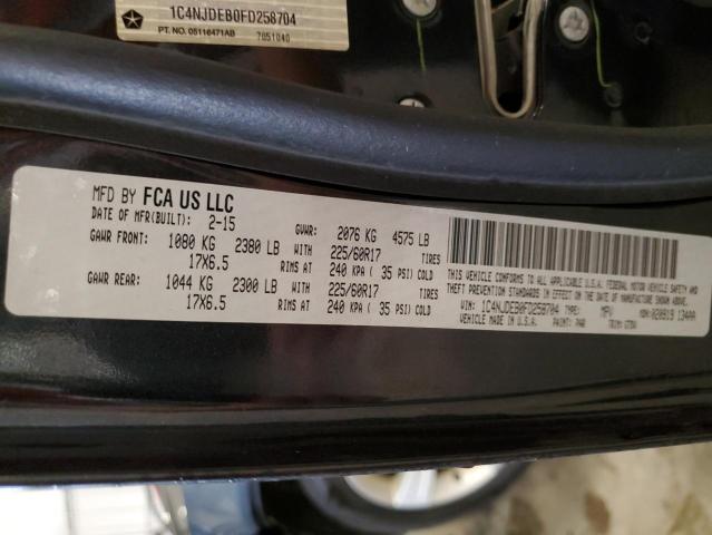 2015 JEEP COMPASS LA 1C4NJDEB0FD258704