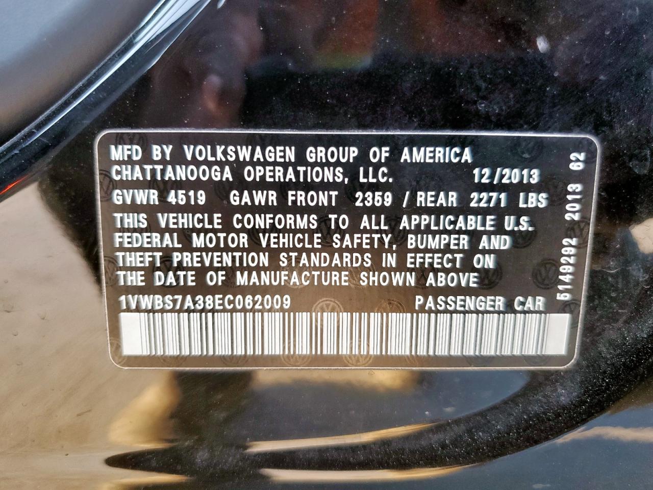 VOLKSWAGEN PASSAT SE