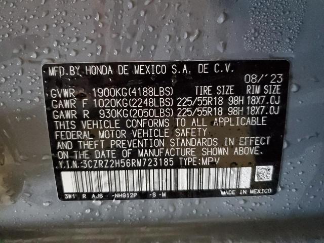 2024 HONDA HR-V SPORT 3CZRZ2H56RM723185